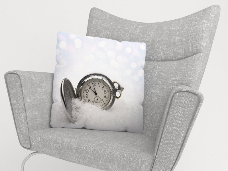 Federe per Cuscini Orologio sulla Neve