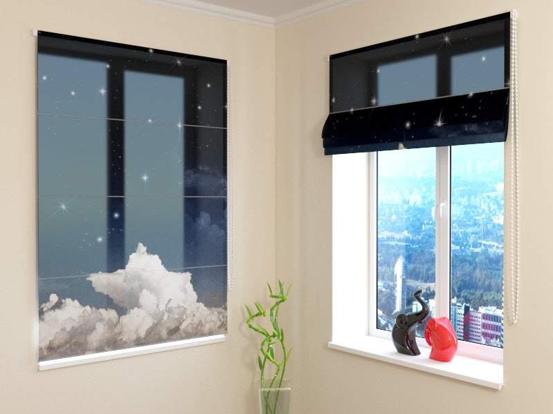 Tende a Pacchetto Cielo Notturno Fantastico ad Acquerello