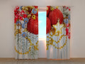 Foto Tende Decorazioni Natalizie Rosse