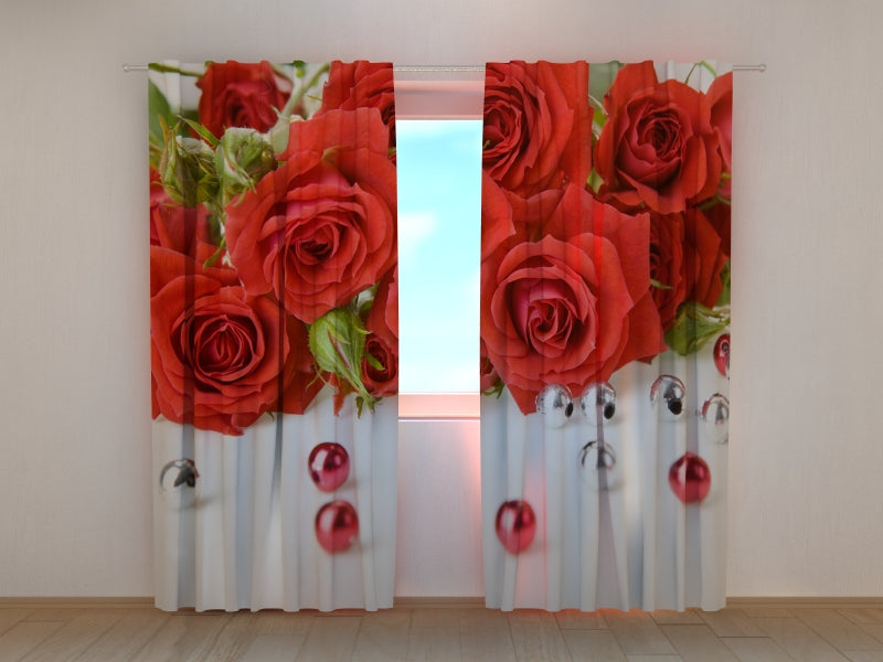 Foto Tende Rose e Perline