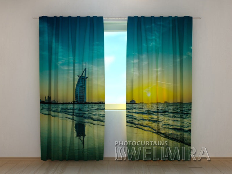 Foto Tende Tramonto sull'Oceano