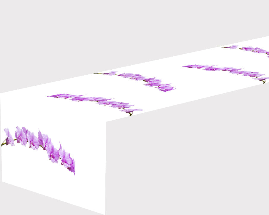 Tappeto Runner da Tavola Fantastiche Orchidee Lilla