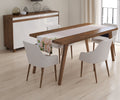 Tappeto Runner da Tavola Rose Color Crema