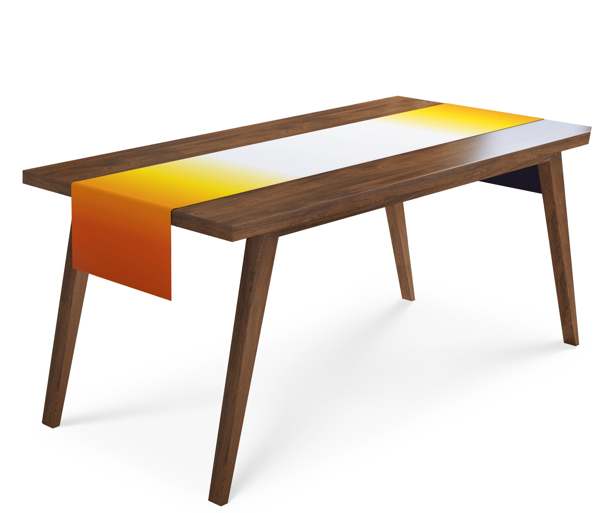 Tappeto Runner da Tavola Ombre Alba