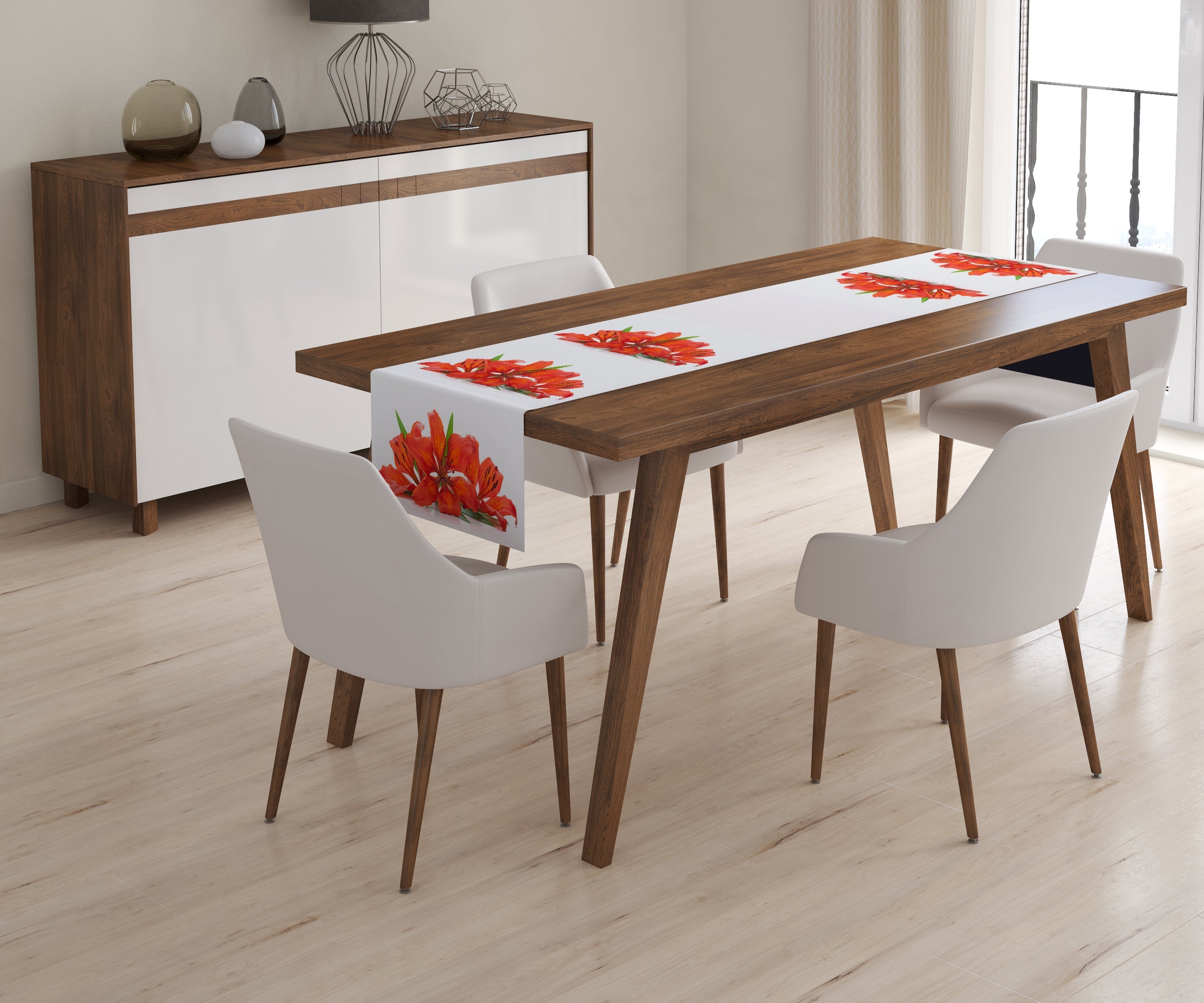 Tappeto Runner da Tavola Gigli Impetuosi