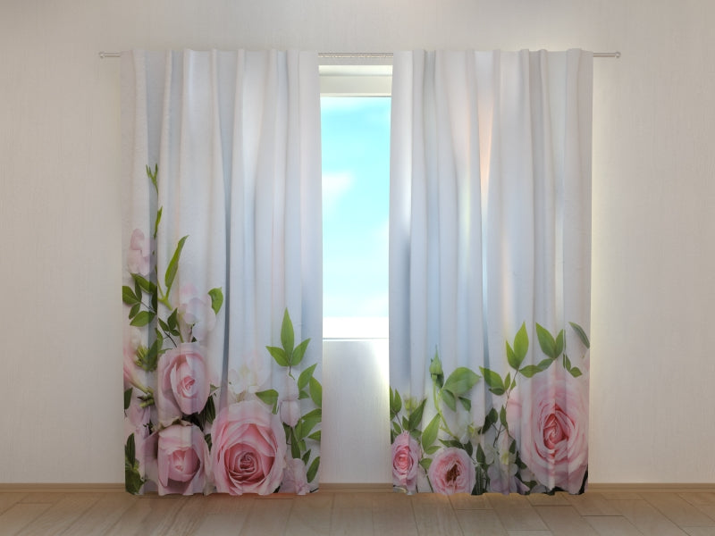 Foto Tende Tenerezza delle Rose Rosa
