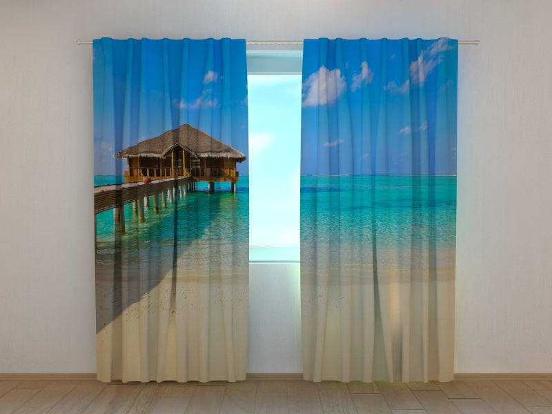 Foto Tende Spiaggia Tropicale alle Maldive