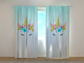 Foto Tende Unicorno con Fiori