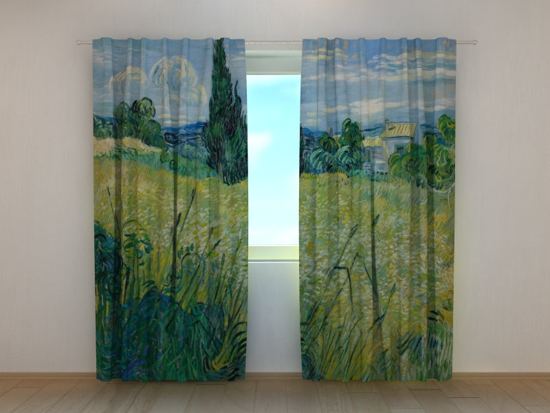 Tenda Stampata Campo di Grano con Cipresso Vincent Van Gogh