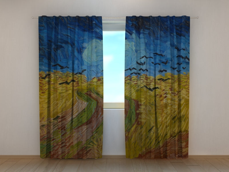 Tenda Stampata Campo di Grano con Volo di Corvi Vincent Van Gogh