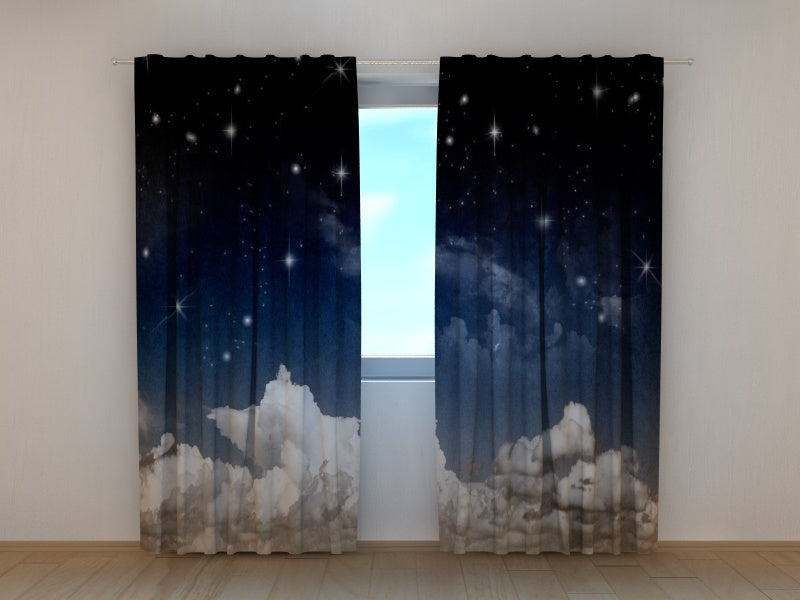 Foto Tende Cielo Notturno Fantastico ad Acquerello