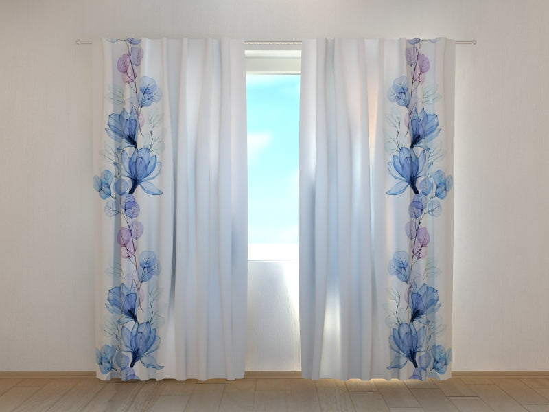 Foto Tende Magnolia ed Eucalipto ad Acquerello
