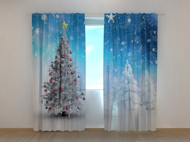 Foto Tende Alberi di Natale Bianchi