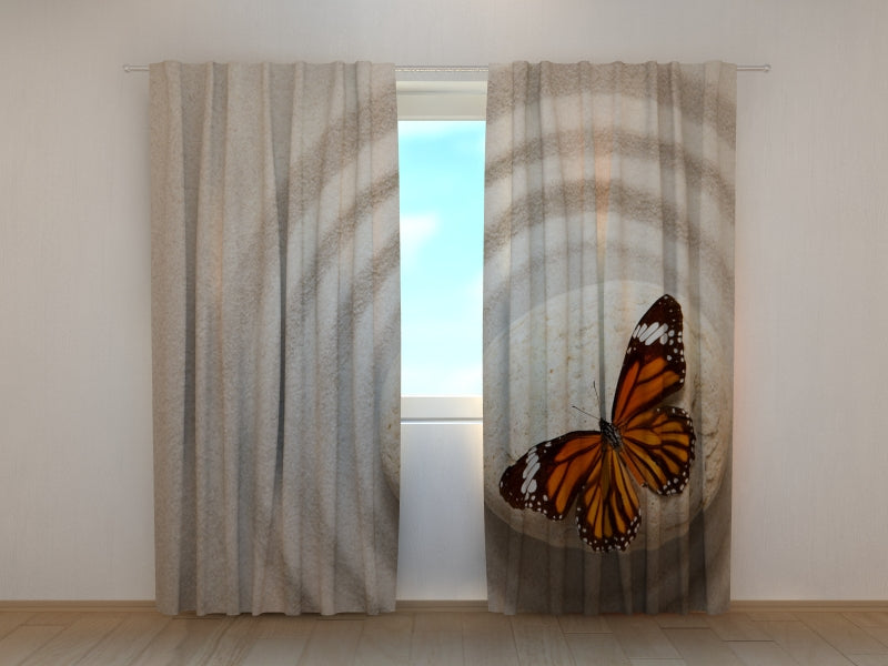 Foto Tende Pietra Zen con Farfalla